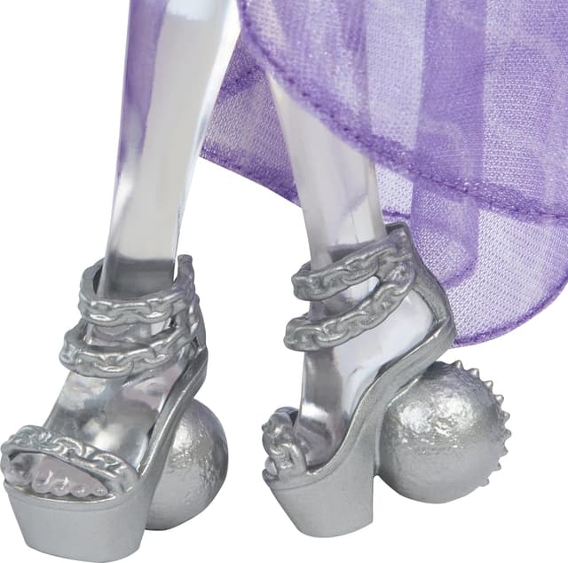 Detalle 2 de Monster High Spectra Vondergeist Puppe HXH77 mit Frettchen Rhuen und Zubehör