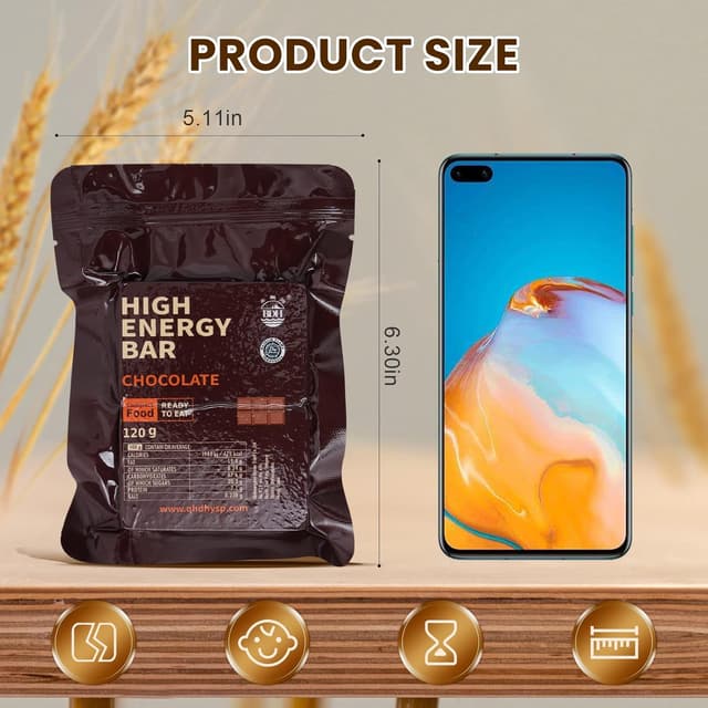 Detalle 1 de BDH Emergency Food Ration Bars, 12