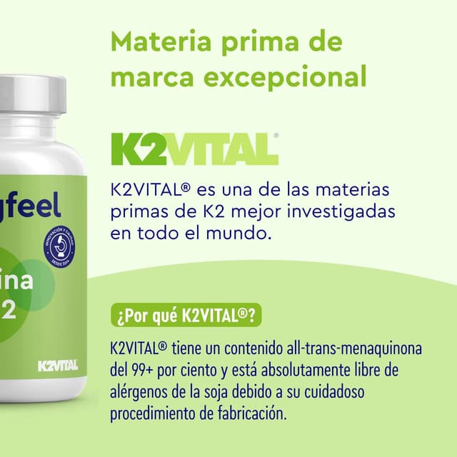 Thumbnail 3 de K2VITAL® Vitamina D3 y K2 2000 UI - Salud Ósea 💪