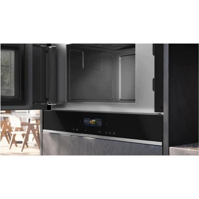 Detalle de iQ700 BF722L1B1 Microondas integrable negro