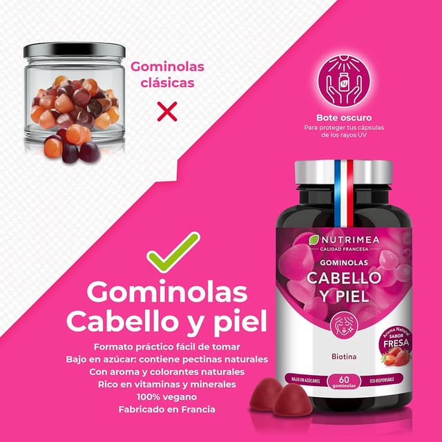 Thumbnail 2 de Gominolas Veganas para Uñas y Cabello 💅🏻🦷 Nutrimea