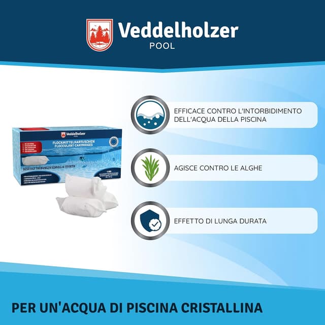 Thumbnail 1 de Veddelholzer 1 kg cartucce flocculanti per piscina