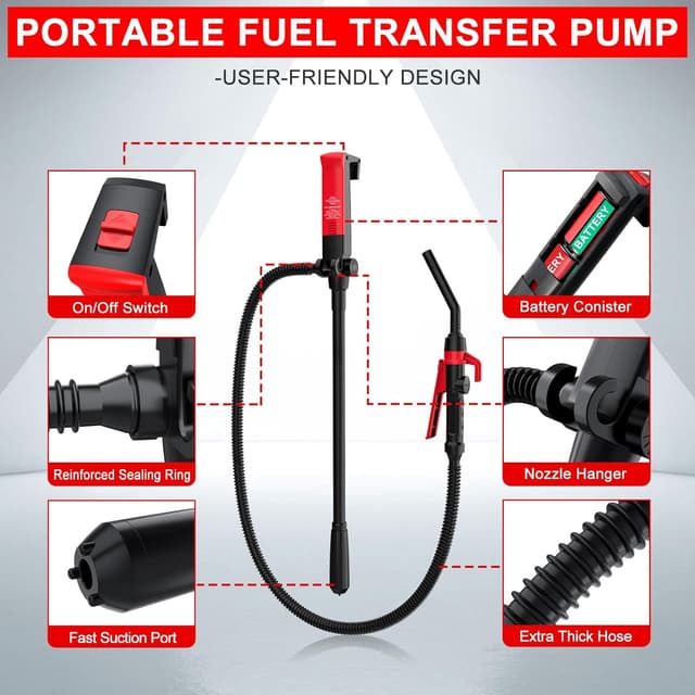 Thumbnail 1 de GEARLEADER Portable Power Fuel Pump ⛽