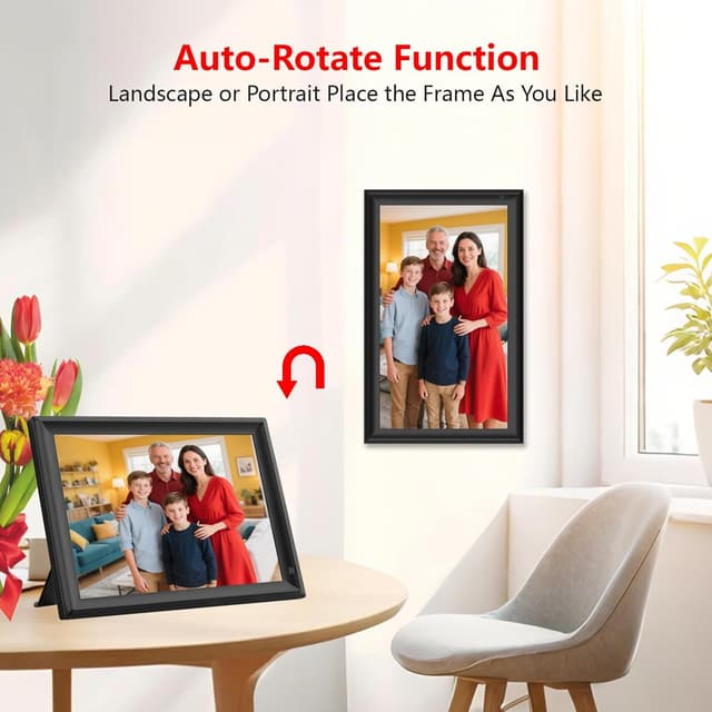 Thumbnail 5 de FRAMEO 15.6 inch digital photo frame