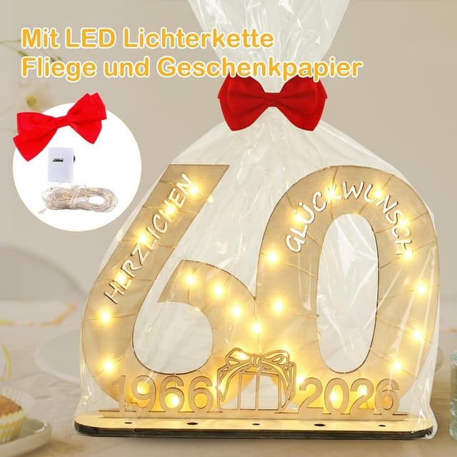 Thumbnail 5 de Seutgjie Deko 60 Geburtstag Geldgeschenke