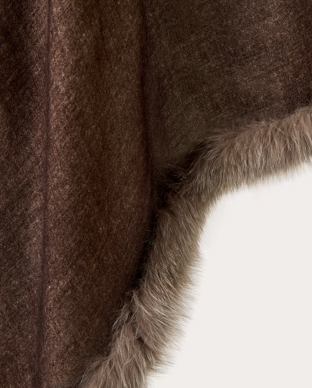 Thumbnail 3 de Ama Pure Echarpe de lana fina y zorro