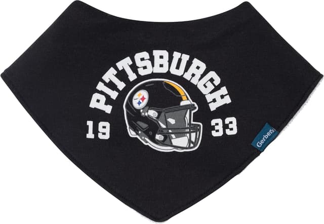 Detalle de Gerber Baby NFL Team Bandana Bibs and Burp Cloth Set