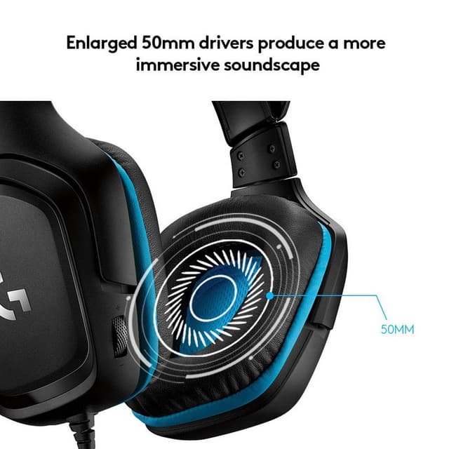Detalle 2 de Logitech G432 Auriculares Gaming 7.1 con sonido experto