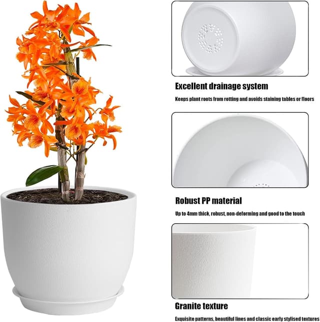 Detalle de PROFIKLA plant pot set 16, 18, 20cm