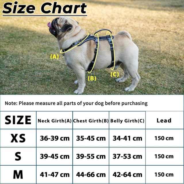 Thumbnail 5 de Wuffley Escape Proof Dog Harness and Leash Set