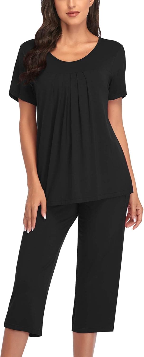 Thumbnail 6 de COLORFULLEAF Womens Pajama Sets summer loungewear with pockets