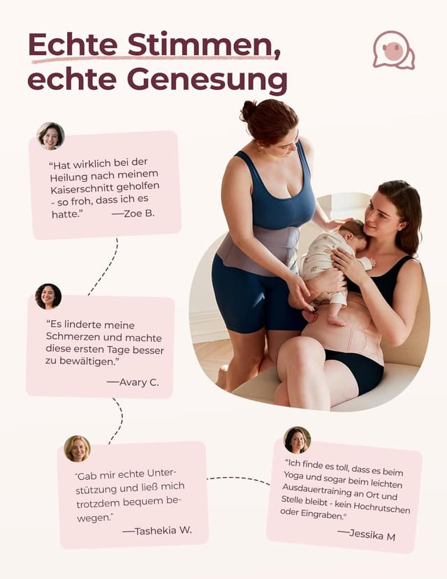 Thumbnail 6 de Momcozy Ergowrap Bauchgurt nach Geburt – 3D-Kompression & Rückenstütze für die Rückbildung nach Kaiserschnitt (Standard, 2XL)