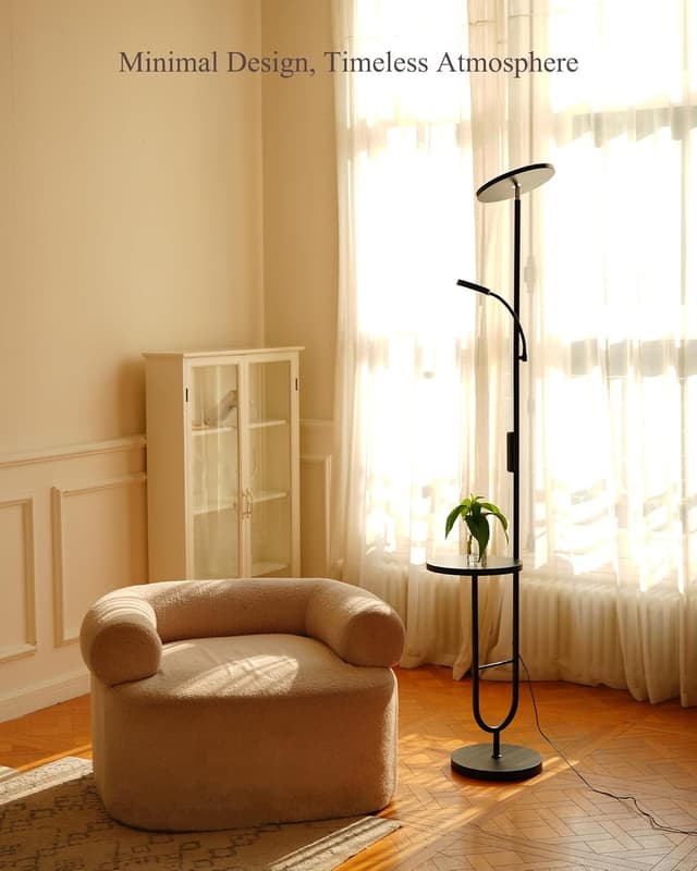 Detalle 1 de Lampada da terra LED 36W dimmer 350°