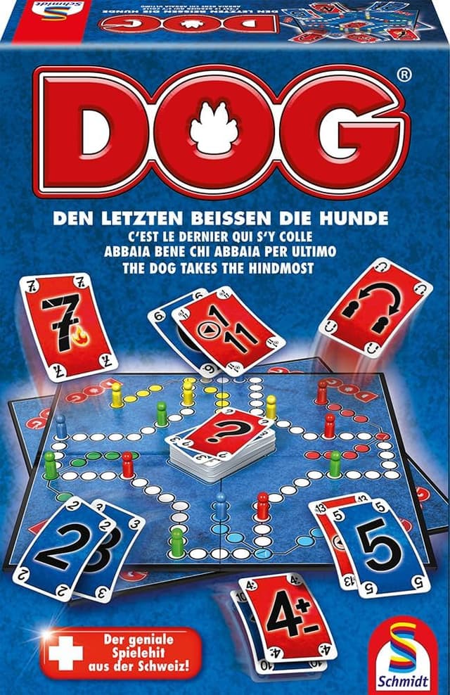 Detalle 2 de Schmidt Spiele 49274 Dog Deluxe – Gioco di società per 2–6 giocatori