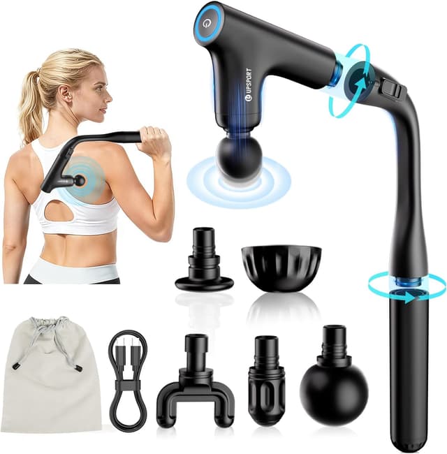 Detalle de UPSPORT massaggiatore a percussione 4 testine