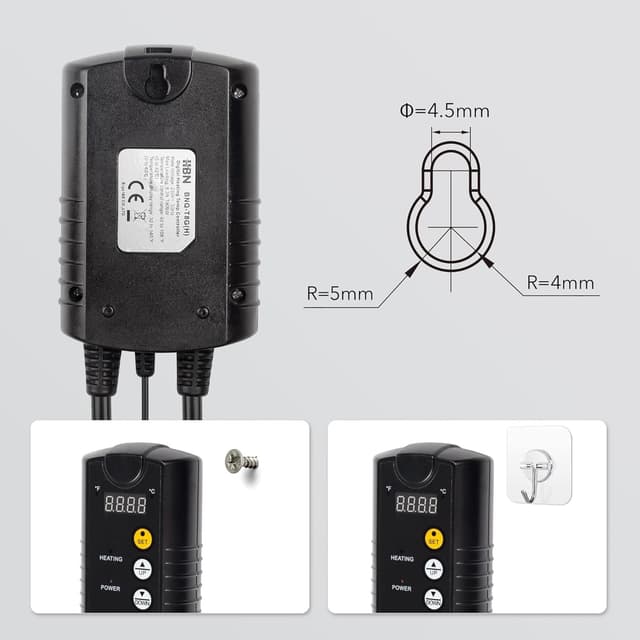 Thumbnail 3 de HBN Digitaler Temperaturregler für Inkubation und Gewächshaus ⛅