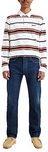 Detalle de Levi’s 501 Original Fit para hombre Fresh Clean (30W / 32L): vaqueros con el corte clásico y comodidad para el día a día