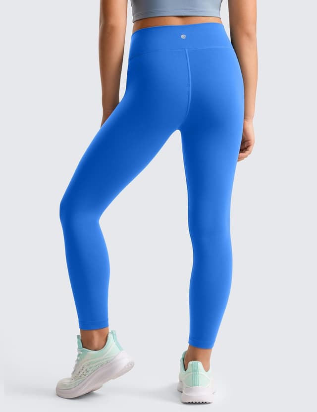 Detalle de CRZ YOGA Filles Butterluxe legging athlétique croisé taille haute à V, pour yoga, sport et danse