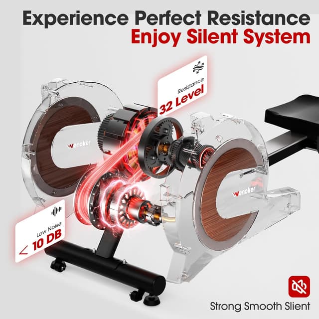Thumbnail 2 de Wenoker magnetic rowing machine 32 levels