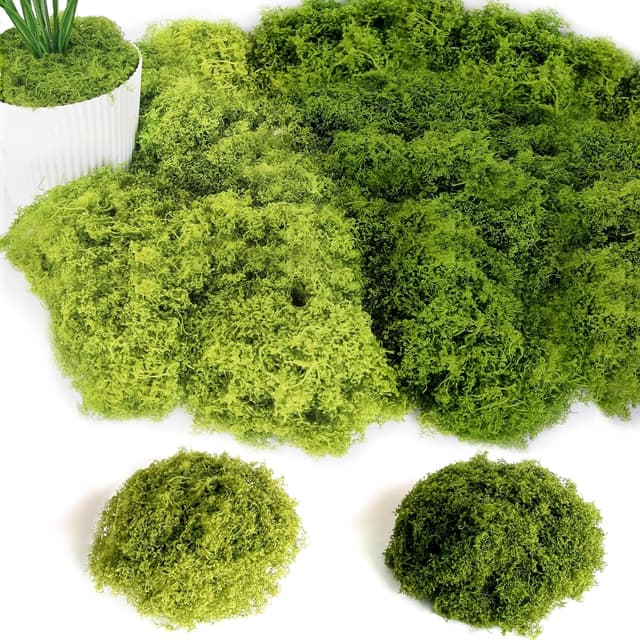 Imagen de ROLLWAY 200g Kunstmoos Bastelmoos Dunkelgrün/Hellgrün en OfertitasTOP