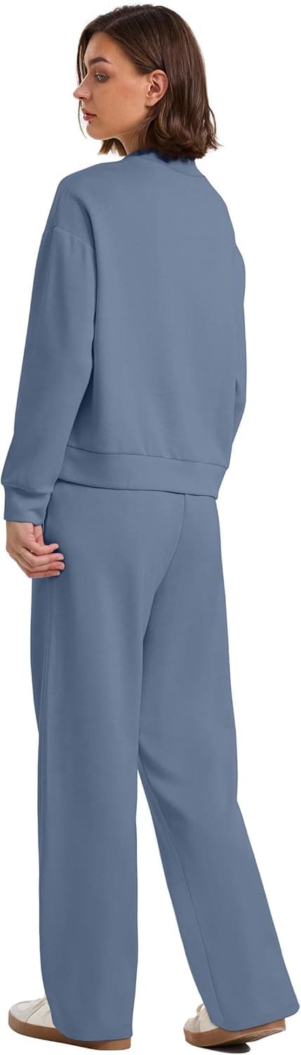 Thumbnail 4 de WIHOLL Two Piece Set Wide Leg Lounge Outfit