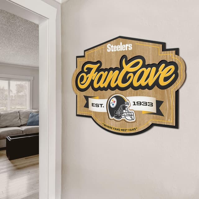 Detalle de YouTheFan NFL Fan Cave Sign 🪧