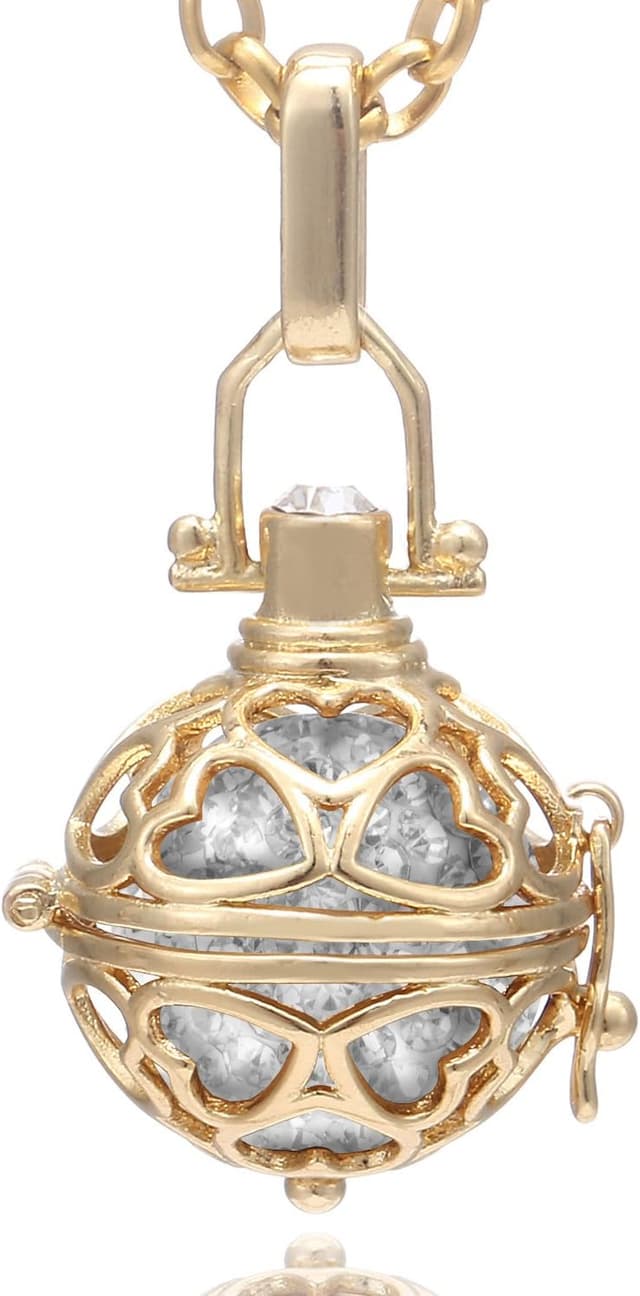 Detalle 1 de Morella collana cuore in acciaio 70 cm