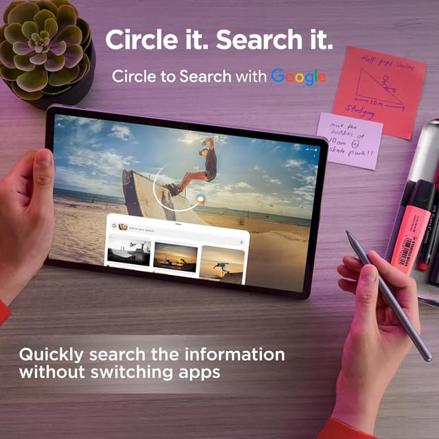 Detalle 2 de Lenovo Idea Tab Pro Android Tablet (12.7-inch) | MediaTek Dimensity 8300 | 256GB | Wi‑Fi 6E | 8GB RAM | Luna Grey + Pen