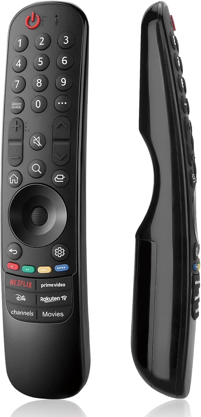 Detalle de Replacement for LG Magic Remote (MR23/MR24/MR22/MR21/MR20GA/MR19BA/MR18BA) – Universal IR Remote for Many LG OLED, QNED & NanoCell TVs (No Voice/No Pointer)