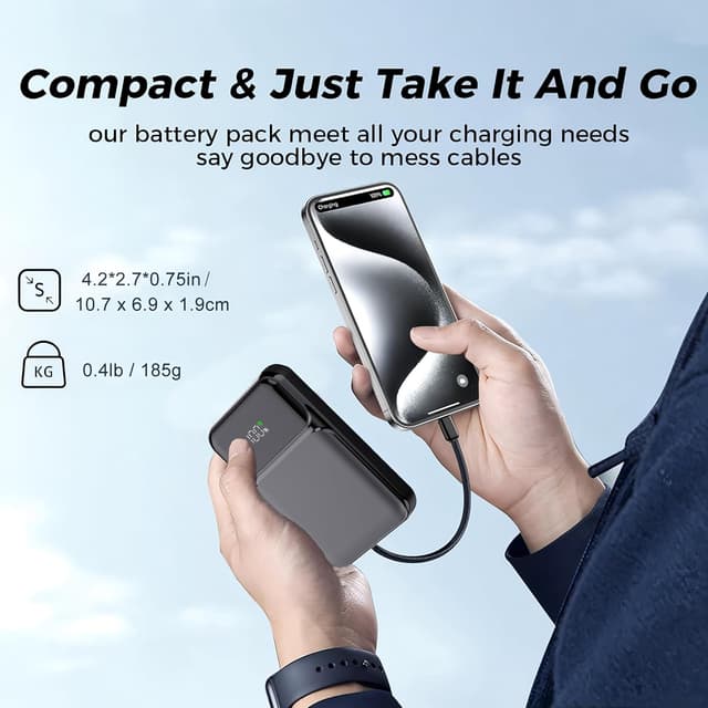 Thumbnail 6 de AKSABEEKXI 10000mAh Power Bank