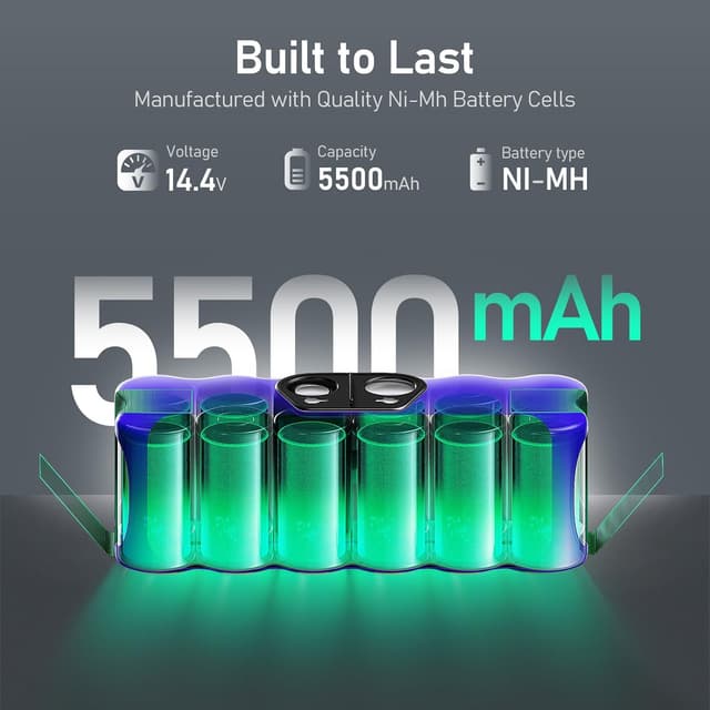 Detalle 2 de Morpilot 5500mAh batería para Roomba