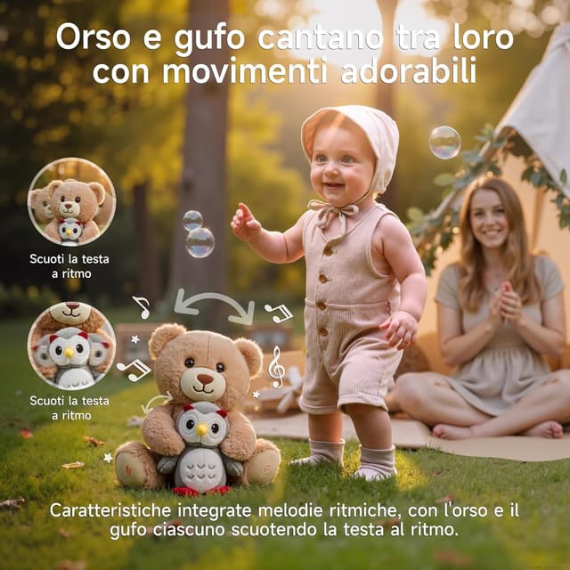 Thumbnail 3 de eJog Pup Orso Peluche Musicale