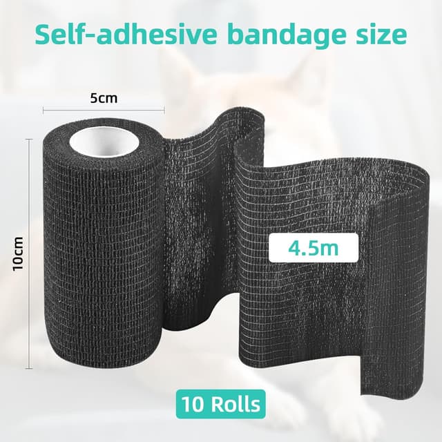 Detalle 2 de Carehabi Selbstklebender Verband 10 Rollen 4,5 m