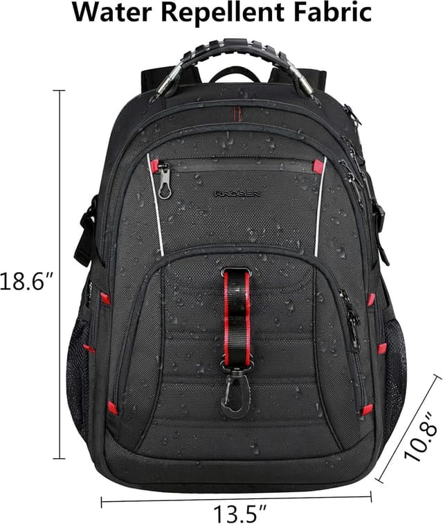 Detalle 2 de KROSER Laptop Rucksack 17,3 Zoll