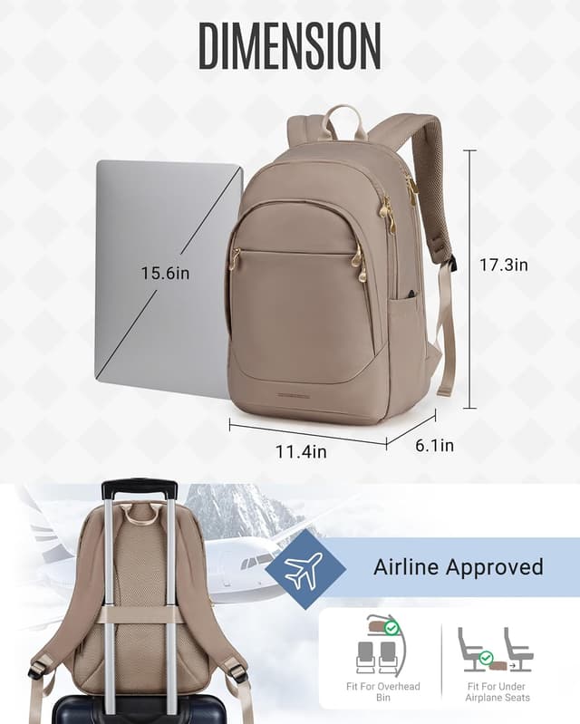 Detalle de LIGHT FLIGHT Laptop Backpack 17.3 Inch
