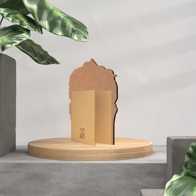 Thumbnail 5 de Holzkarte Einzug Geschenkkarte 3D