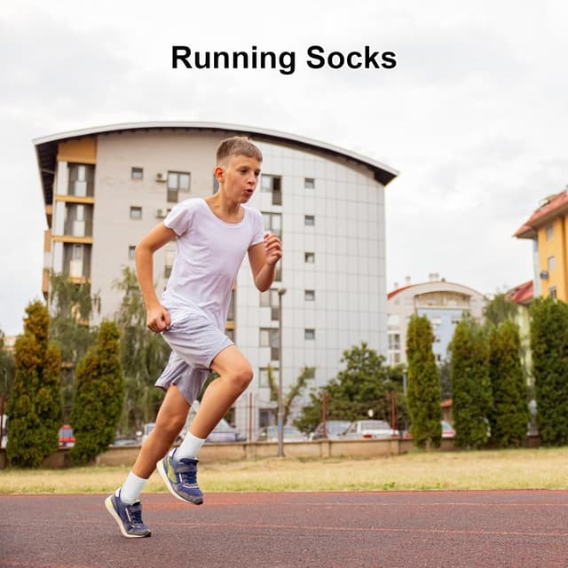 Thumbnail 6 de GENTABY Girls Toddler Socks 20 Pairs Multipack (Size 5–6) – Mid-Cut Running, Casual & Hiking