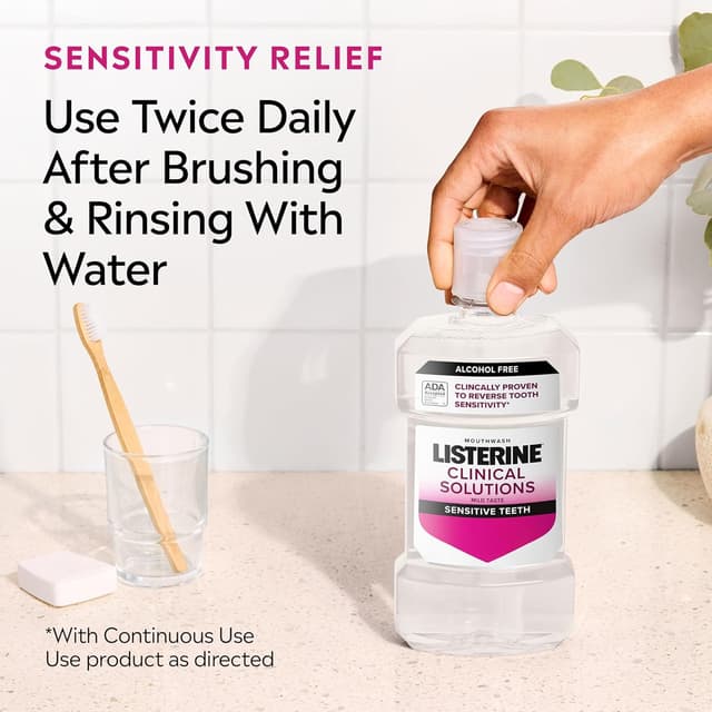 Thumbnail 5 de Listerine Sensitive Teeth Mouthwash, 500 mL