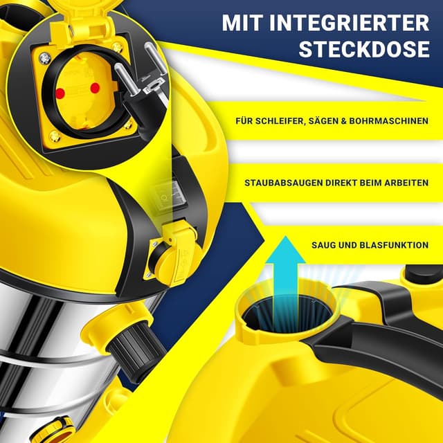 Thumbnail 6 de MASKO Industriestaubsauger 2300W