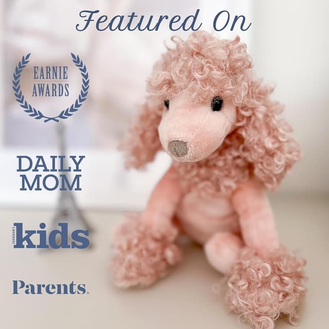 Detalle 1 de MON AMI Paris Poodle plush 19cm