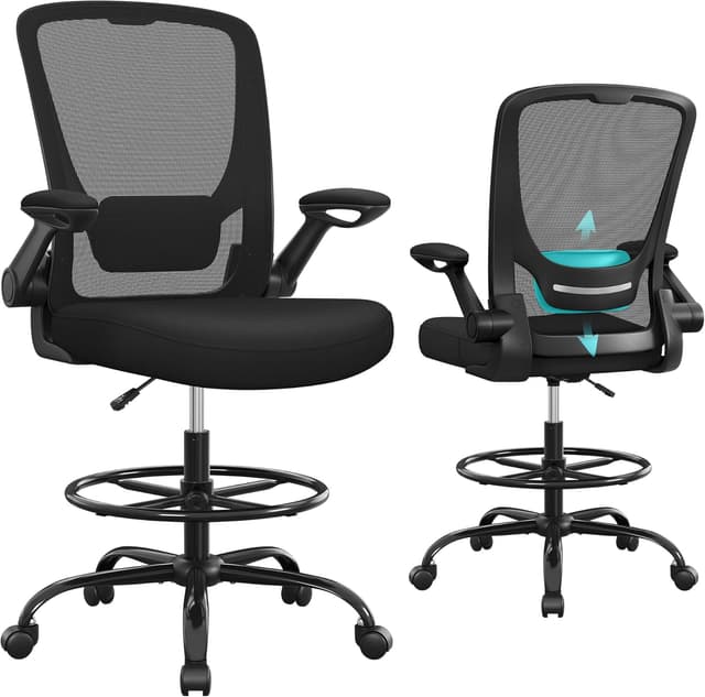 Thumbnail 6 de Drafting stool chair with height 55 to 75 cm