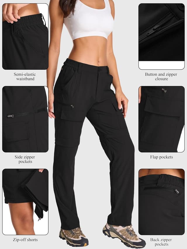 Detalle de Jogwits pantaloni trekking convertibili da donna