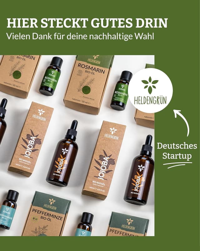 Thumbnail 5 de Heldengrün BIO Rosmarinöl 100 ml – Haaröl