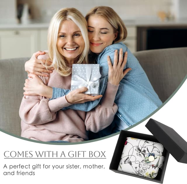 Thumbnail 6 de kilofly Genuine Leather Double Lipstick Case with Mirror & Gift Box