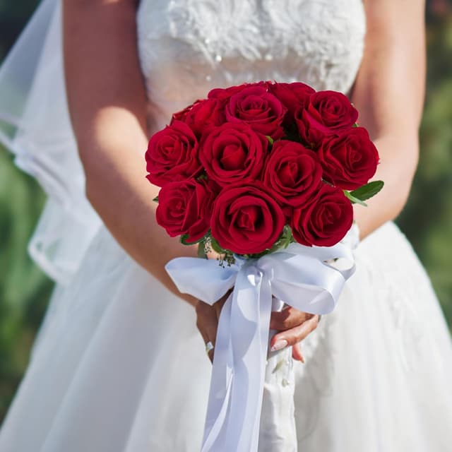 Thumbnail 4 de 12 pièces fleurs artificielles veloutées