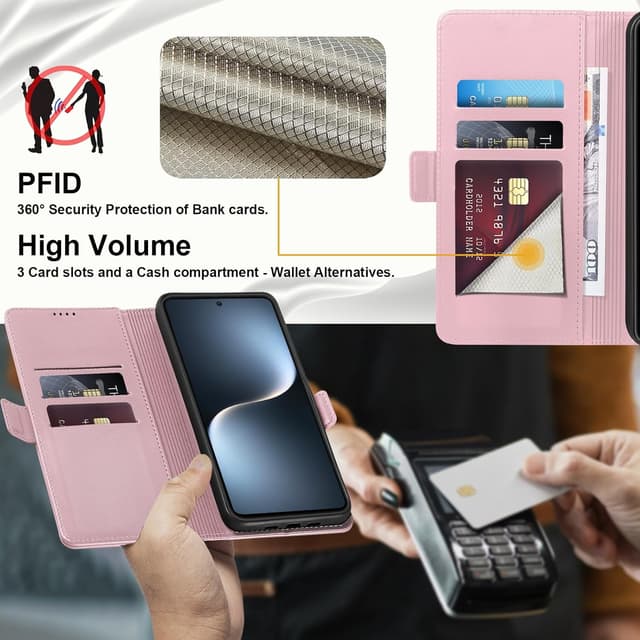 Thumbnail 2 de Yunubeyii Hülle für Honor Magic 7 RFID Block Rosa