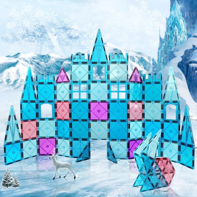 Thumbnail 6 de Mauikay Magnetic Tiles 3D Princess Castle