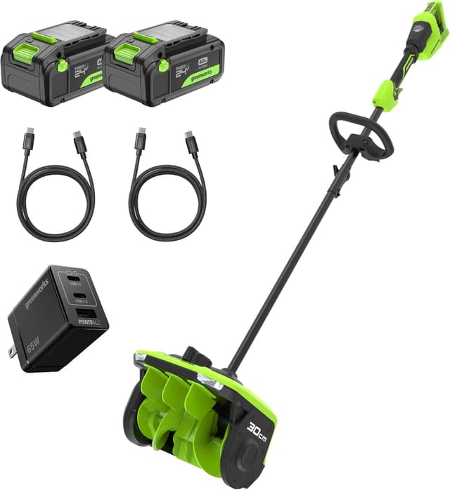 Imagen de Greenworks 48V 2x4Ah Extractor de Nieve 30 cm en OfertitasTOP