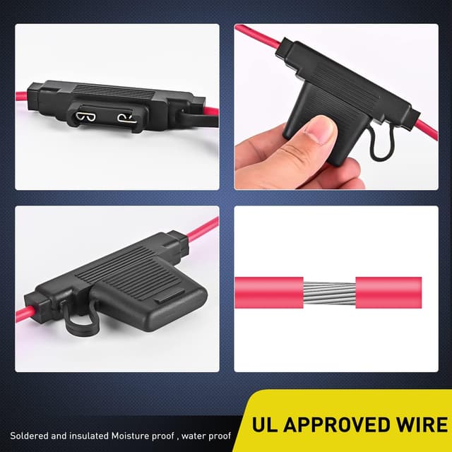 Thumbnail 1 de Nilight Inline Maxi Fuse Holder 60A