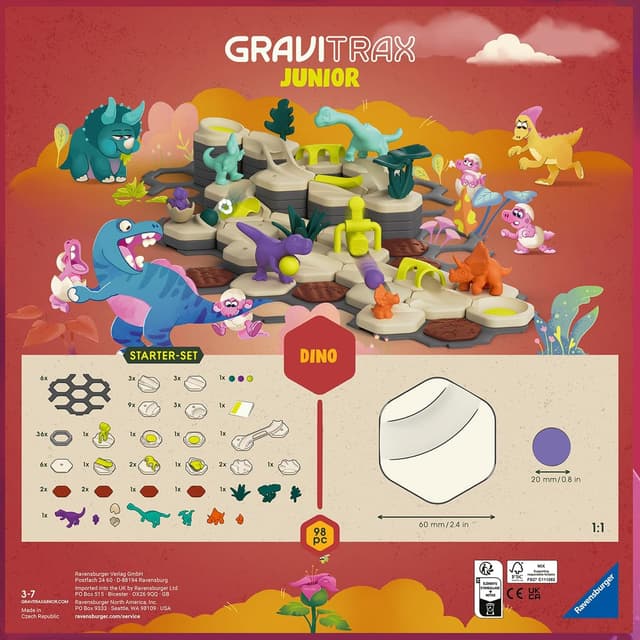 Detalle 1 de GraviTrax Junior Dino Starter-Set L